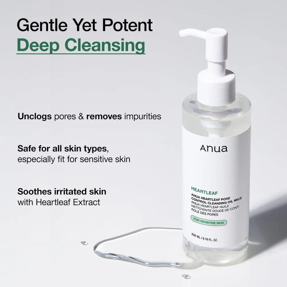 Anua Heartleaf Pore Cleansing Oil Mild