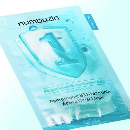Numbuzin No.1 Pantothenic B5 Hyaluronic Active Clear Mask