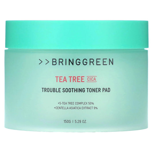 Bringgreen Tea Tree Cica Trouble Soothing Toner Pad