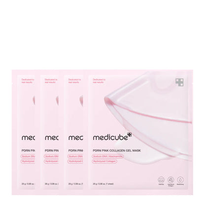Medicube PDRN Pink Collagen Gel Mask Bundle (4pcs)