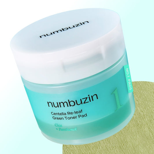 Numbuzin No.1 Centella Re-leaf Green Toner 70 Pads