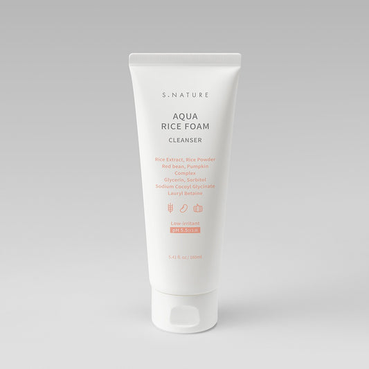 S.NATURE Aqua Rice Foam Cleanser