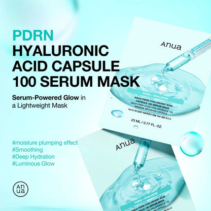 Anua PDRN Hyaluronic Acid Capsule 100 Serum Mask