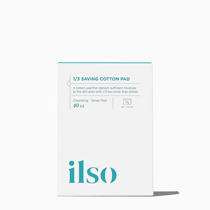 ilso 1/3 Saving Cotton Pad (40 Pads)
