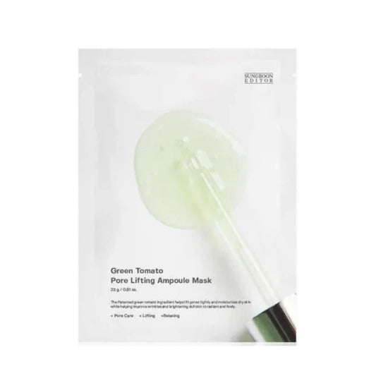 SUNGBOON EDITOR Green Tomato Pore Lifting Ampoule Mask 5EA