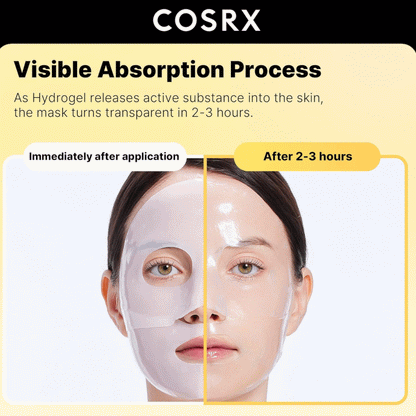 COSRX Advanced Snail Mucin Glass Glow Hydrogel Mask_3EA