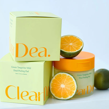 ClearDea Green Tangerine Mild Dual Peeling Pad 140ml