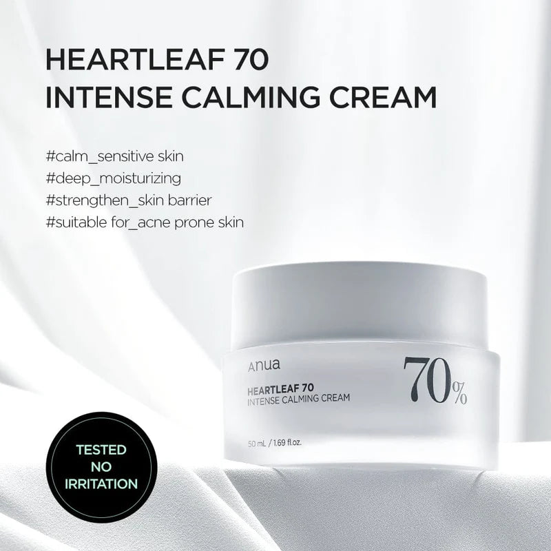 Anua Heartleaf 70% Intense Calming Cream 50ml