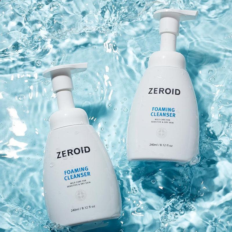 Zeroid Foaming Cleanser for Dry & Sensitive Skin 240ml