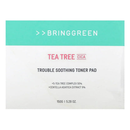 Bringgreen Tea Tree Cica Trouble Soothing Toner Pad