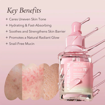 April Skin Pink Aloe Mucin Serum