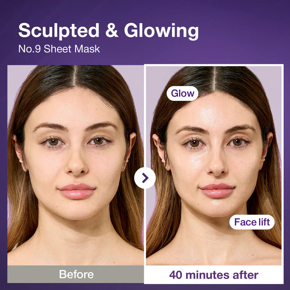 Numbuzin No.9 NAD+ BIO Lifting-sil Full Face Mask (4 Sheets + Lifting Band)