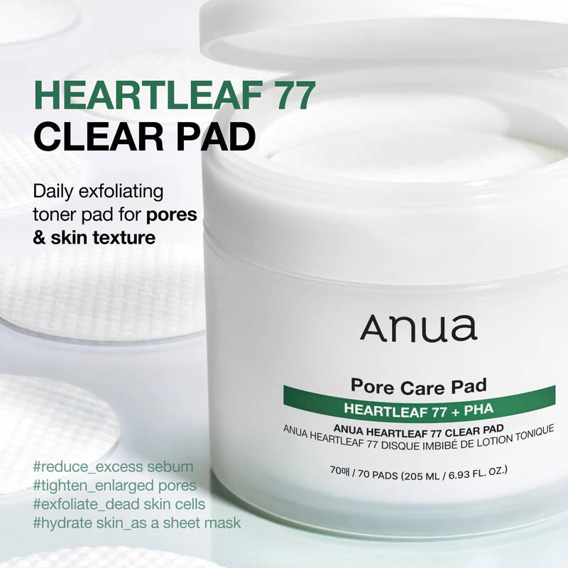 Anua Heartleaf 77 Clear 70pads