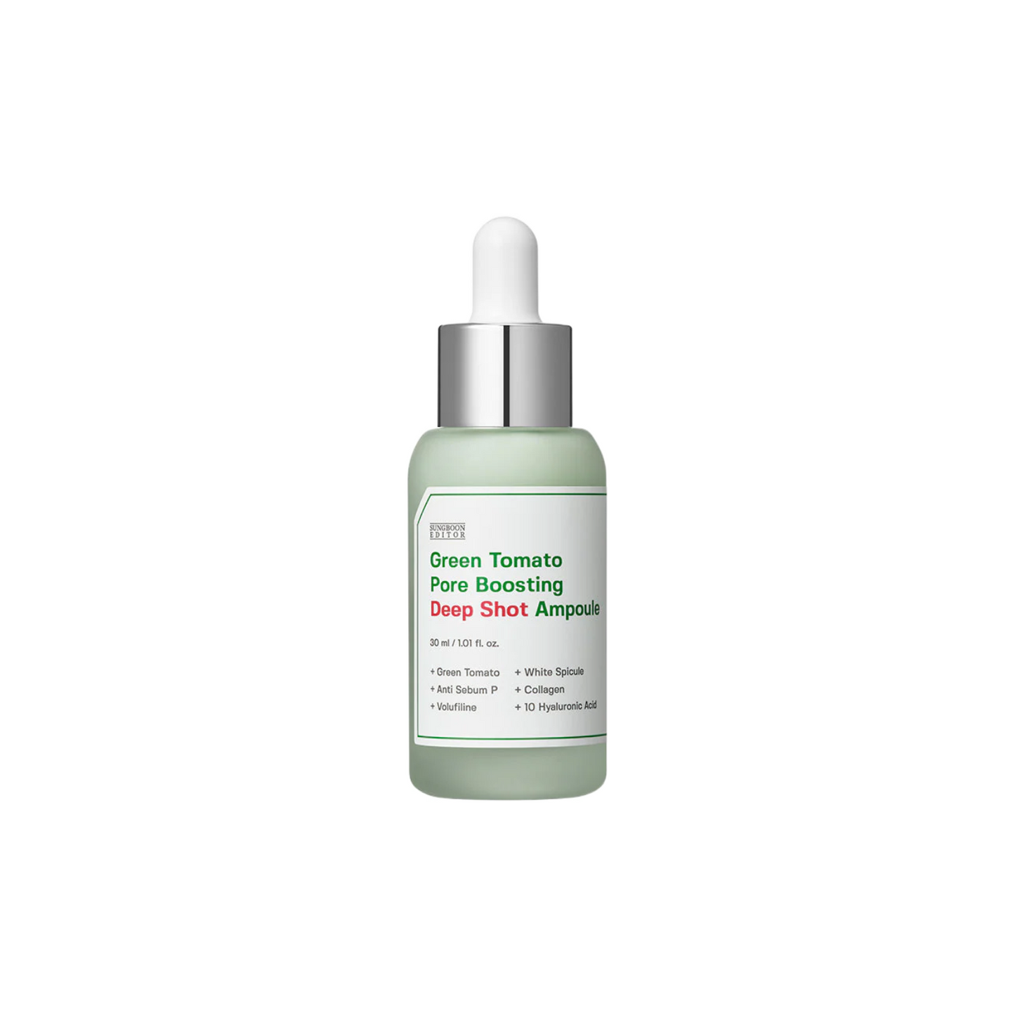 SUNGBOON Green Tomato Pore Boosting Deep Shot Ampoule 30ml