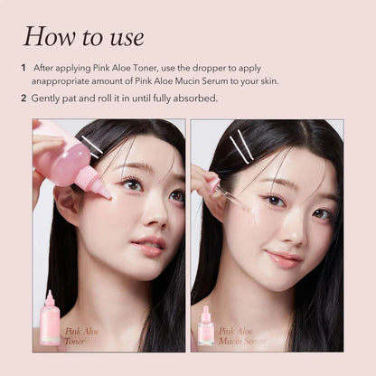 April Skin Pink Aloe Mucin Serum