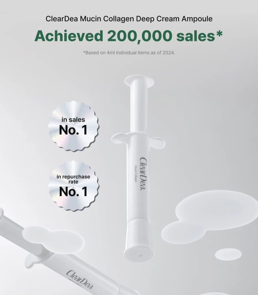 ClearDea Mucin Collagen Voluming Cream Ampoule 4ml x 5ea