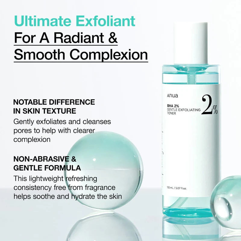Anua BHA 2% Gentle Exfoliating Toner 150ML