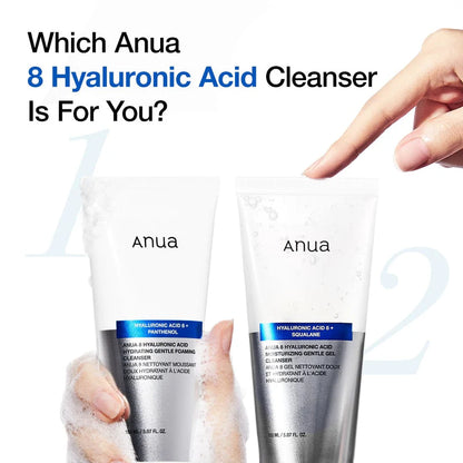 Anua 8 Hyaluronic Acid Moisturizing Gentle Gel Cleanser