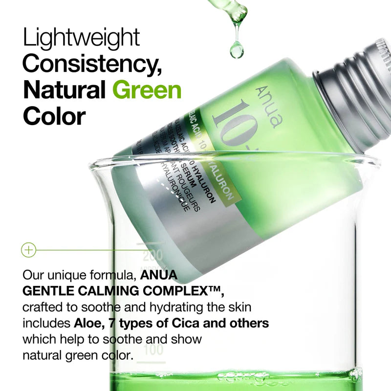 Anua Azelaic Acid 10 Hyaluron Redness Soothing Serum