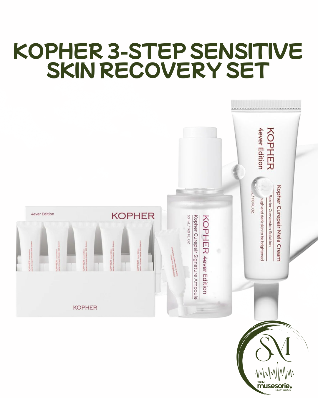 Kopher 3-Step Sensitive Skin Recovery Set